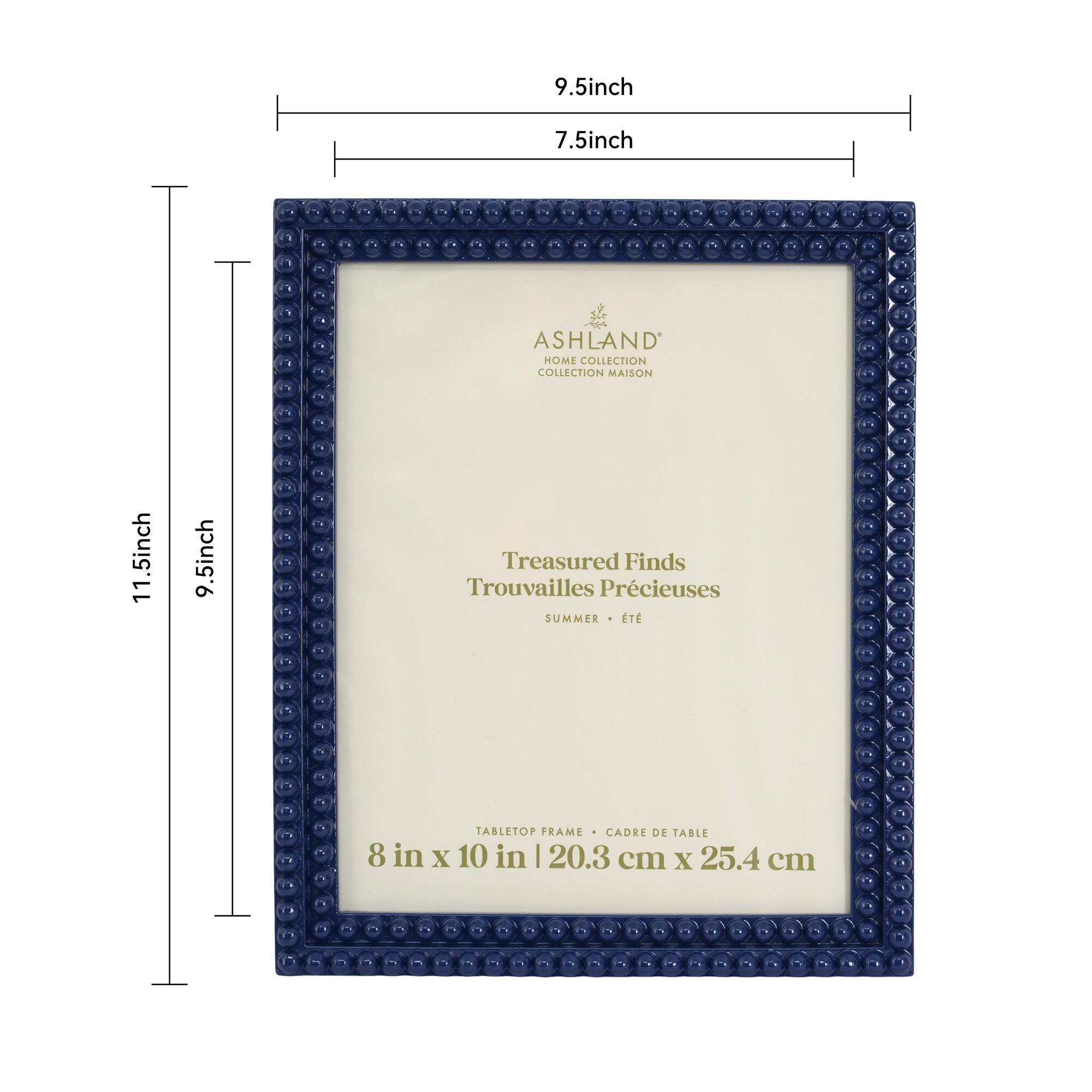 8" x 10" Blue Beaded Tabletop Frame, Treasured Finds by Ashland®